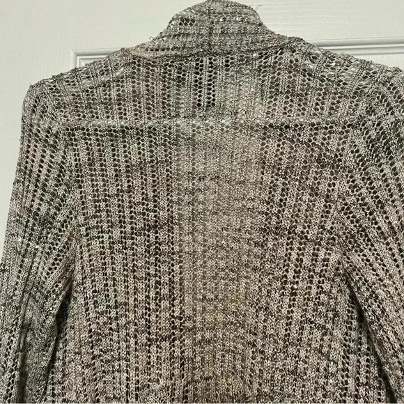INC -International Concepts Cardigan with 
Subtle Shimmer Gold sparkles Women L - Picture 5 of 5